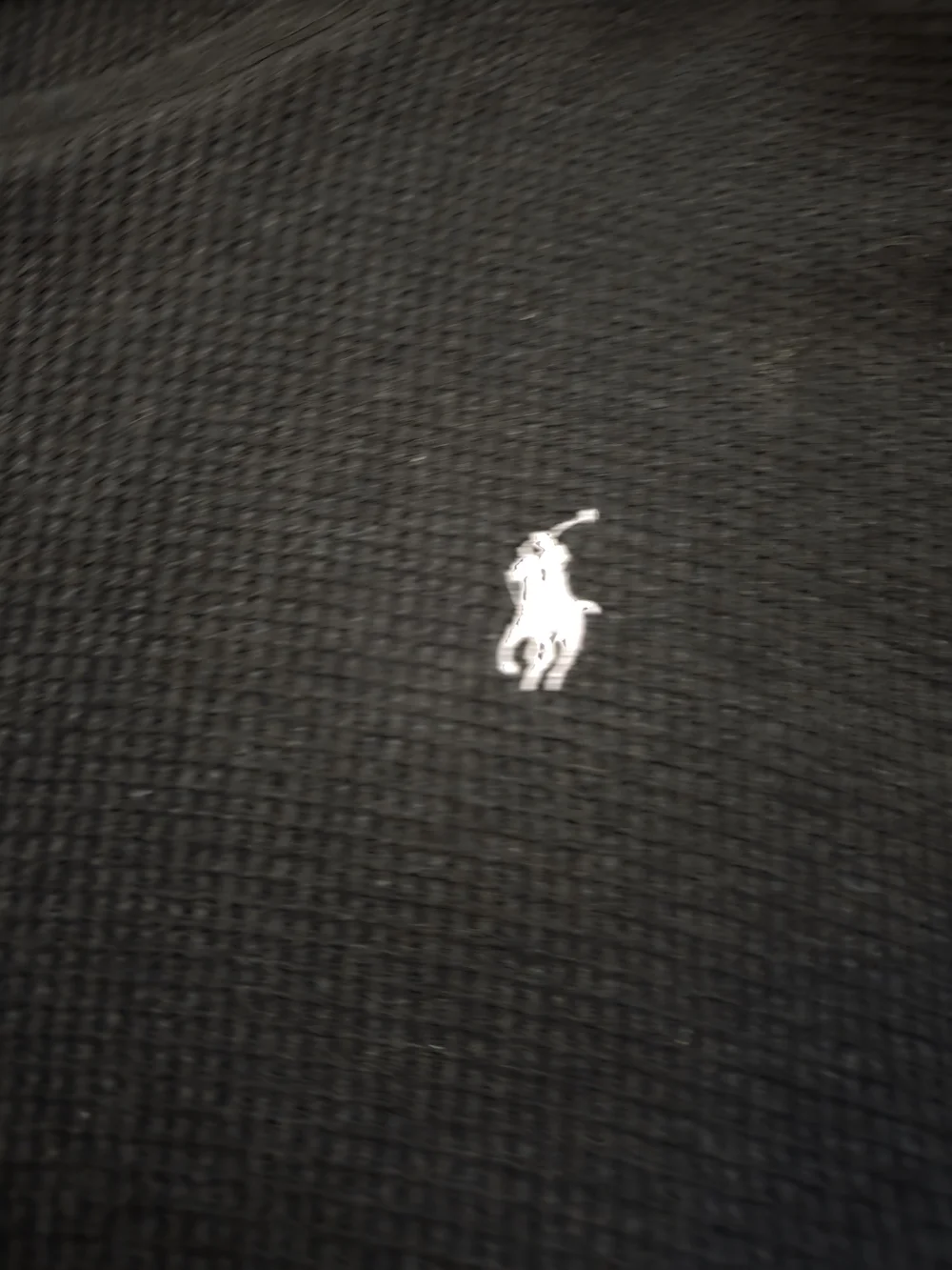 Polo Ralph Lauren Black Long Sleeve Knit Top NWT Size L
